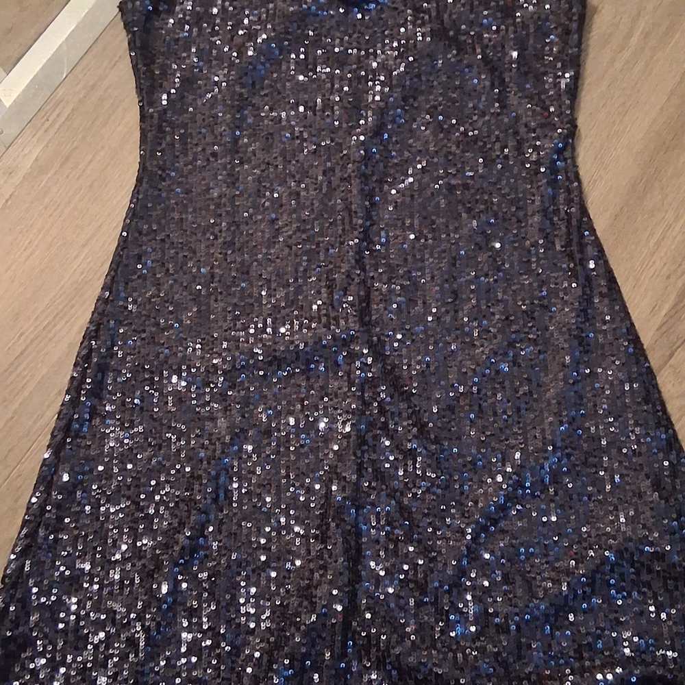 Sequin Strapless Dress